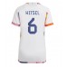 Cheap Belgium Axel Witsel #6 Away Football Shirt Women World Cup 2022 Short Sleeve